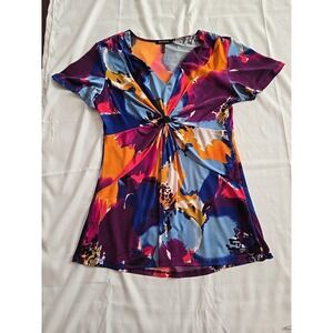 Vtg Vintage Y2K Daisy Fuentes Baby Womens Doll Top Small Flare Sleeve 70s  Cinch